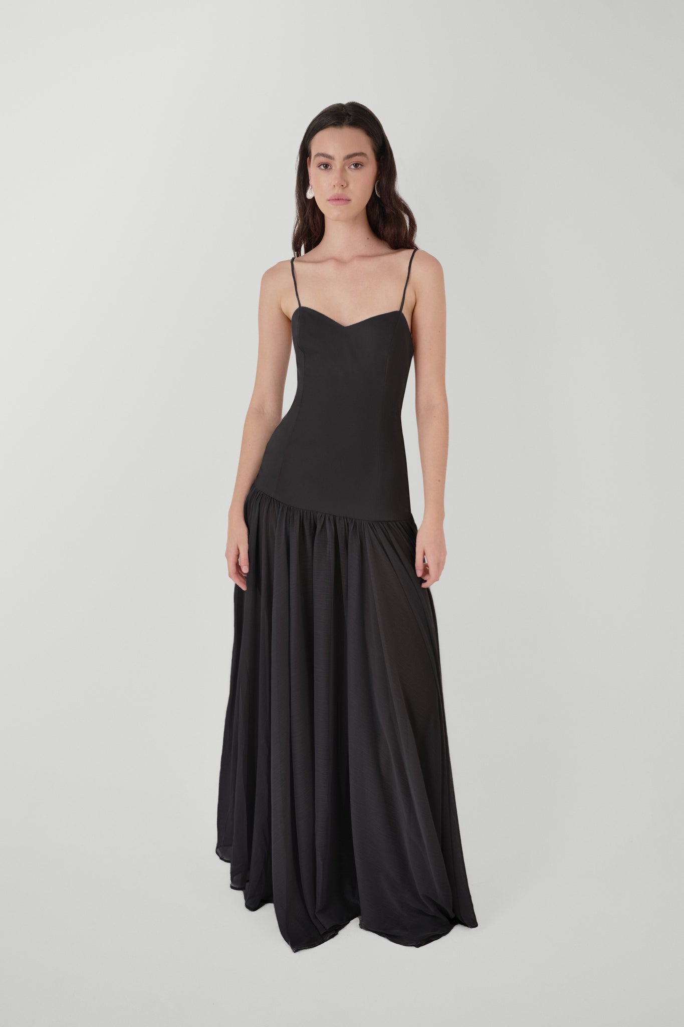 Meret Silk Dress Negro