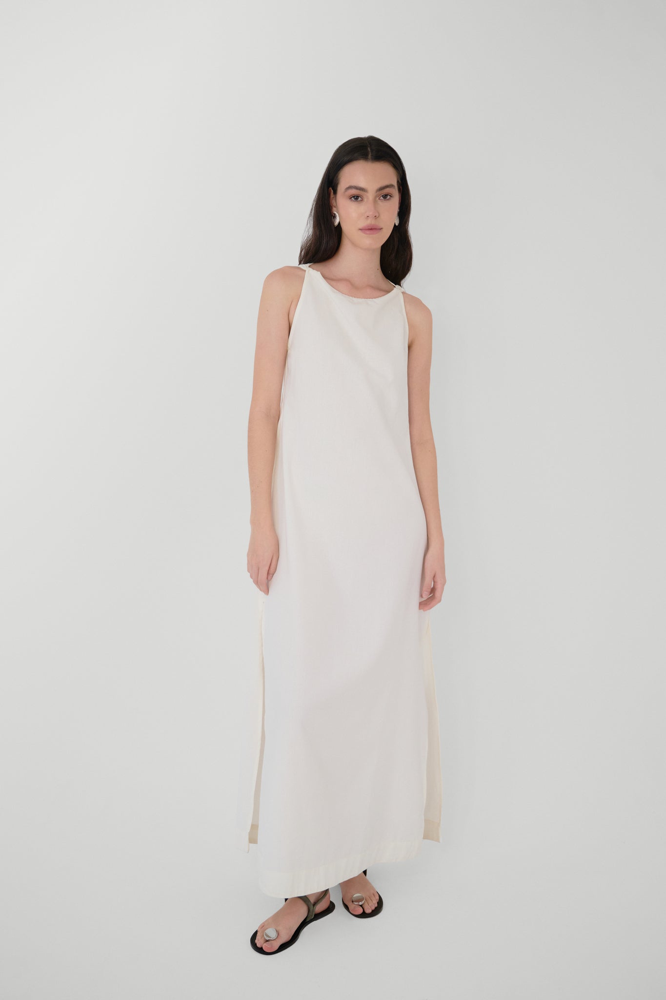 Zariah Linen Midi Dress