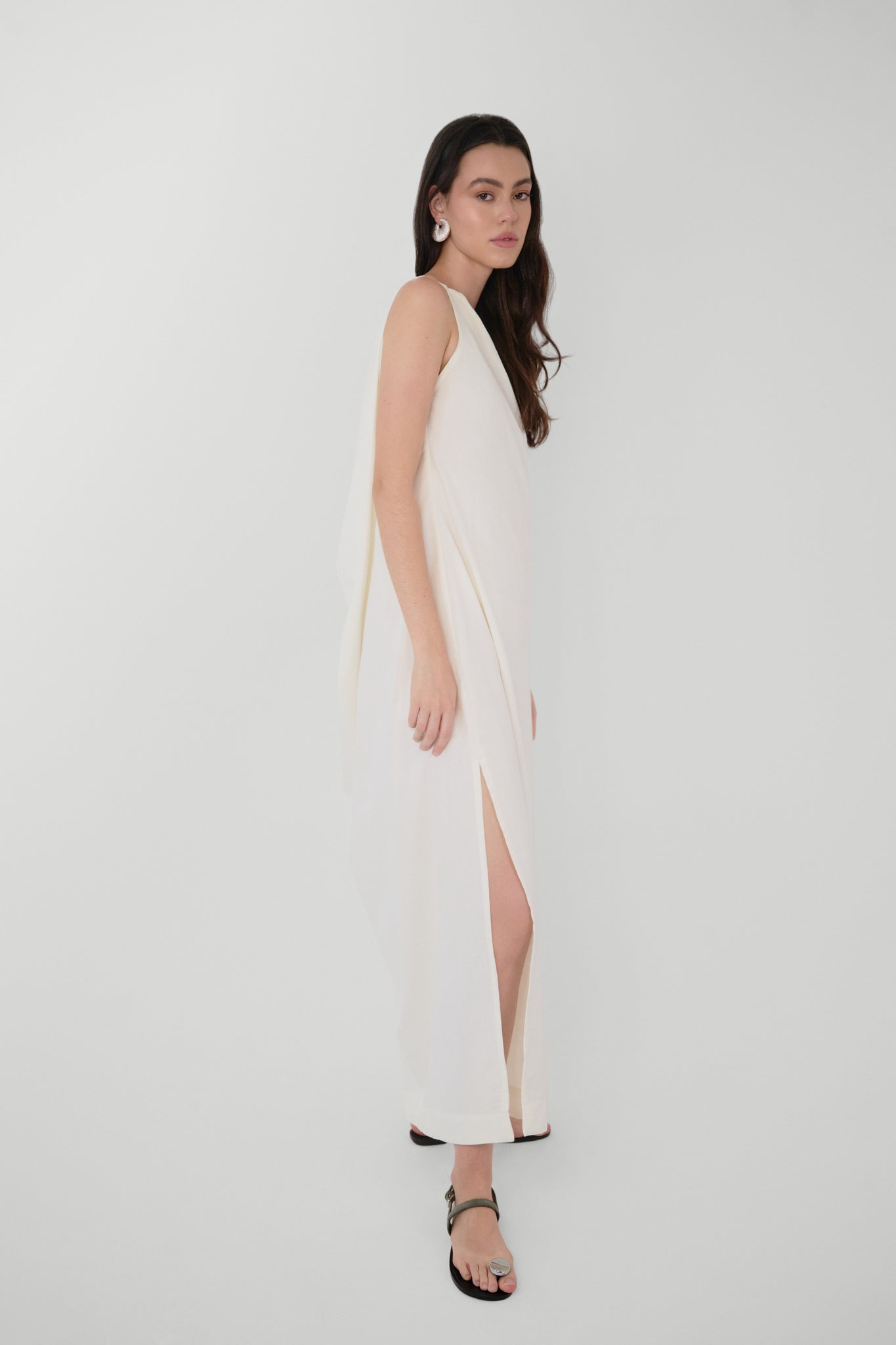 Zariah Linen Midi Dress