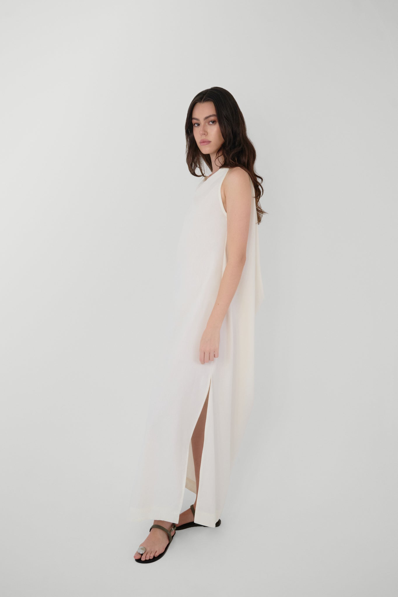 Zariah Linen Midi Dress
