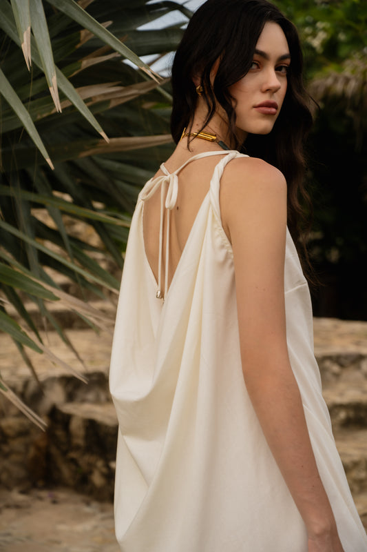 Zariah Linen Midi Dress